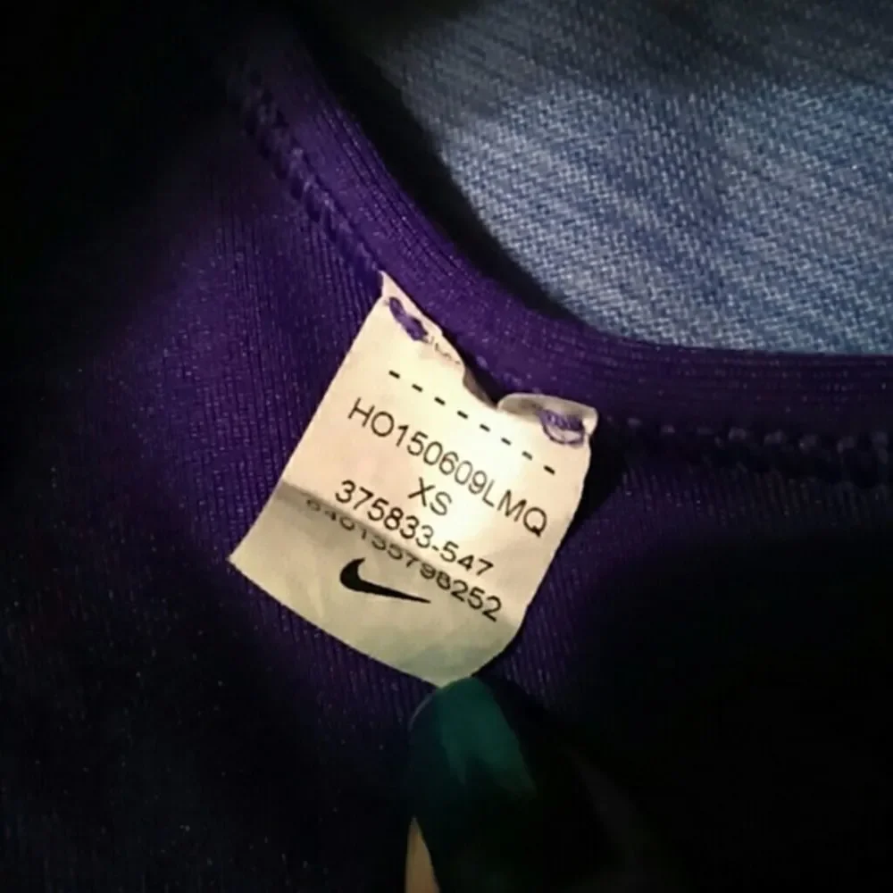 Nike Dri-Fit Sports Bra Purple/White XS Like‎ New!  FINAL PRICE